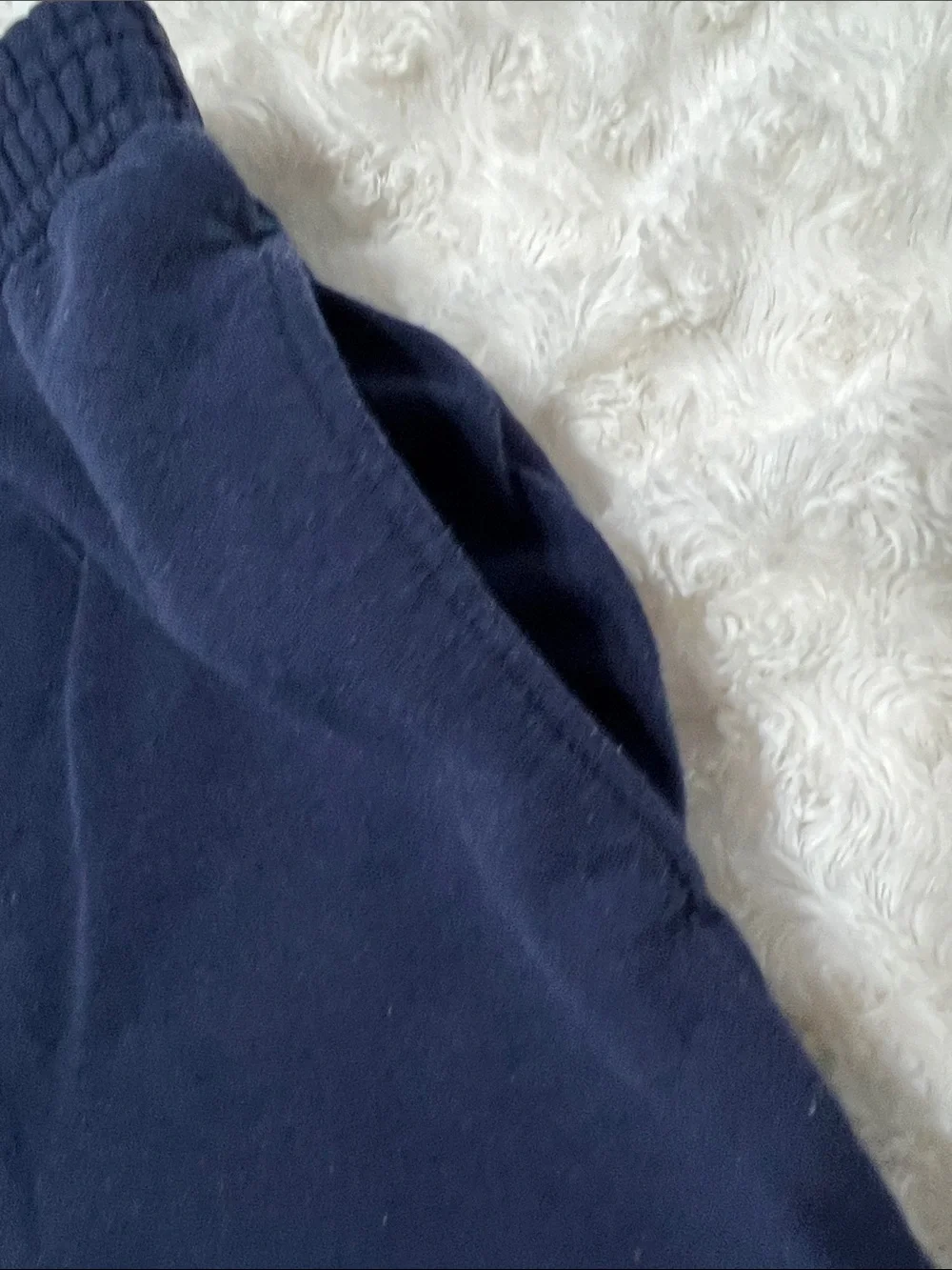 Kids Hanes Navy Blue Jogger Pants